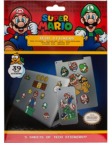 Out of the blue Sticker Set Super Mario 39 Stück (Mushroom Kingdom)