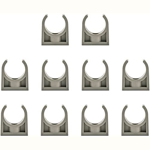 10 Stück 50mm DN40 Rohrschelle Klemmschelle, PPR U Förmige Wasserversorgung Rohrclip Rohrschellen Wasserrohr Feste Clips aus Kunststoff