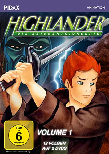 Highlander - Die Zeichentrickserie, Vol. 1 / Die ersten 12 Folgen der kultigen Abenteuerserie (Pidax Animation)