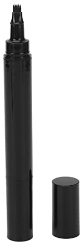 Stylo de Coiffeur, Colorant Imperméable Noir Longue Durée 2 en 1 Remplissage de Crayon de Barbe pour Homme pour Salon