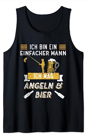 Angeln und Bier für Angler - Angeltour Tank Top