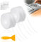Cinta Baño Selladora 2 Rollos, Tiras Autoadhesivas Transparente, PVC Cinta de Sellado Impermeable para Bañeras Cocina Esquina de Pared