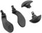 Zurück Paddles für Edge Controller, Metallische Zurück Tasten Haar Trigger Locks Ersatzteil (Schwarz)