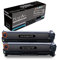 NoahArk Kompatibel für HP 410X CF410X Tonerkartusche für Colour Laserjet Pro MFP M477fdw M477fnw M477fdn M452dn M452nw M452dw M377dw M377 Drucker Hohe Ergiebigkeit 6500 Seiten (2 Schwarz)