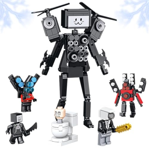 HBSFBH Ski-bidi TOI-let Building Blocks, Ski-bidi TOI-let Toy Building Set, Ski-bidi TOI-let, Ski-bidi TOI-let Bausteine, Ski-bidi TOI-let Building Blocks Set, für Jungen und Mädchen