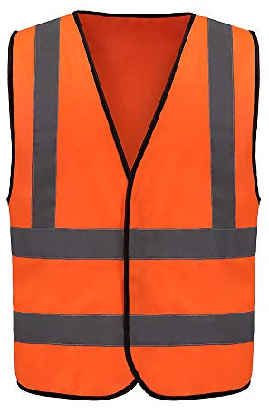 AYKRM 12 Farben Sicherheitsweste Warnweste Reflektierendes WarnschutzWeste Warnweste mit Reflektorstreifen Arbeitsweste