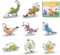 Bugucat Dinosaurier Ausstecher, 8 Stück Dino Keksausstecher Groß, Plätzchen Ausstecher Dinosaurier Ausstechform aus Edelstahl, DIY Fondant Keksschneider Set für Kinder Geburtstag Party Deko Kuchen