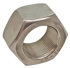1/2/5 STÜCKE M8~M24 304 Edelstahl Mutter Umkehrgewinde Sechskant Sechskantmuttern Linkszahn Muttern Linksgewinde Feingewinde Sechskant (Size : M20x2(1pcs))
