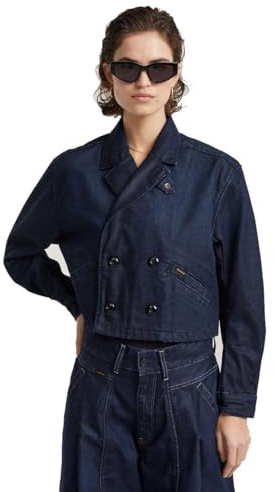 G-STAR Damen Cropped Jacket Peacoat