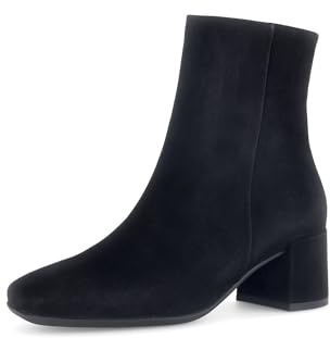 Gabor Damen Ankle Boots, Frauen Stiefeletten,Moderate Mehrweite (G),knöchelhoch,reißverschluss,Stiefel,Bootee,schwarz (Micro),37 EU / 4 UK
