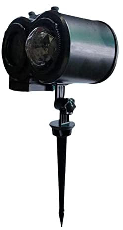 Proiettore a LED, luce natalizia per esterni, impermeabile, con telecomando senza fili