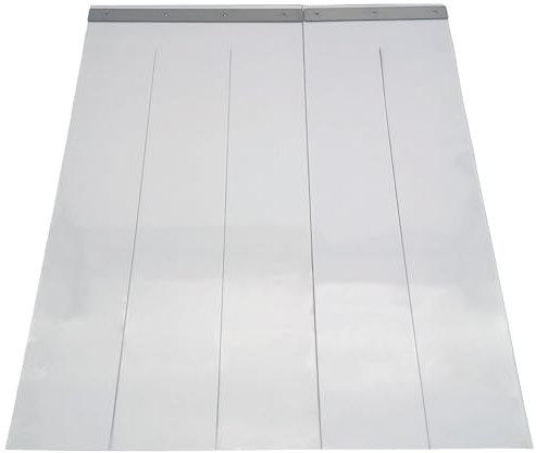 Zettl GmbH Lamellenvorhang für Kleintiere, BxH 50x60cm. PVC Streifenvorhang für Hundehütten, Katzenklappen, Ställe, Öffnungen im Gartenhaus, in der Werkstatt