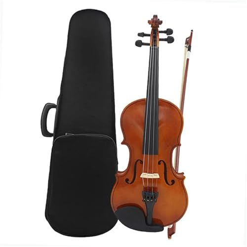 Violine Violine 4/4 Full Size Kit Mit Koffer Bogen Extra Saiten Stimmgerät 4/4 Full Size Massivholz Violine Set Für Anfänger