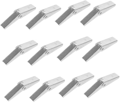 TIDTALEO 12stücke Kippdübel Verzinkt Für Trockenbau Flügelmutter Wandanker Einfache Montage Robustes Stahlmaterial