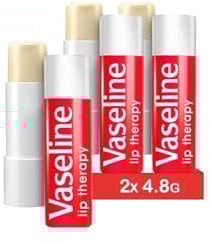 Vaseline Lip Therapy Rosy, Getönter Lippenbalsam, Lippenstift mit Mandel und Rosenöl (Rosy (2 Stück))
