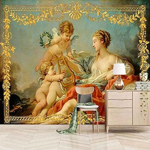XLMING Kleiner Engel Bild 3D Tapete Wohnzimmer Sofa Schlafzimmer Esszimmer Home Dekoration Wand-200cm×140cm