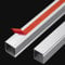 Self-Adhesive Cable Trunking, Cord Hider Floor Strip, Wires Organizer Protection Cover - 1m Metal Cable Raceway for Indoor/Outdoor