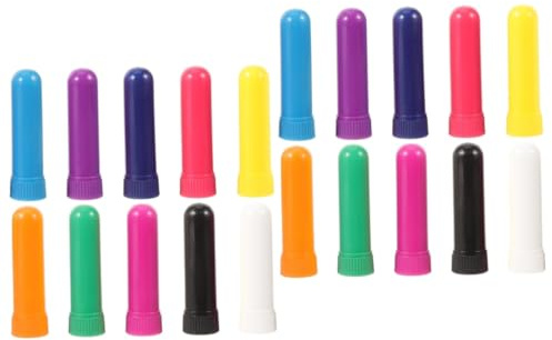 FRCOLOR 2 Sätze Duftschnüffelstab Tragbarer Naseninhalator Aromatherapie- Luftbefeuchter Mund Dampf Atmen Nasenstab Räucherstäbchen Zum Inhalieren Plastik 10 Stück * 2