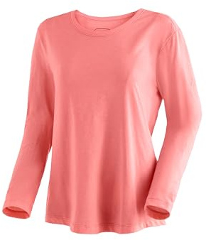 Maier Sports Long Sleeve Jersey W Damen Shirt, pflegeleichtes Langarmshirt, Sportlicher Schnitt