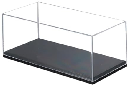 ZYIHNIRB Transparente Acryl Vitrine für Modellautos Im Maßstab 1:87, Aufbewahrungsbox für Fahrzeuge Und Spielzeugautos, 120 X 58 X 45 Mm