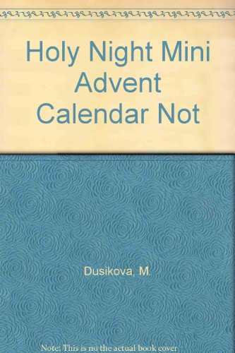 Holy Night Advent Calendar Notecard, Package of Six