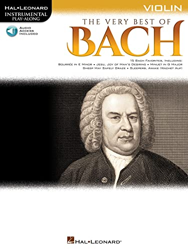 The Very Best of Bach: Instrumental Play-Along -For Violin- (Book, Audio Online): Noten, Sammelband für Violine (Hal Leonard Instrumental Play-along): With Audio-Download