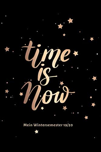 Mein Wintersemester 19/20: Studienplaner für das Wintersemester 19/20 ab Oktober 2019 bis Ende März 2020 I Tägliche Ansicht mit Uhrzeiten I Notizbuch ... im Studium für das Wintersemester
