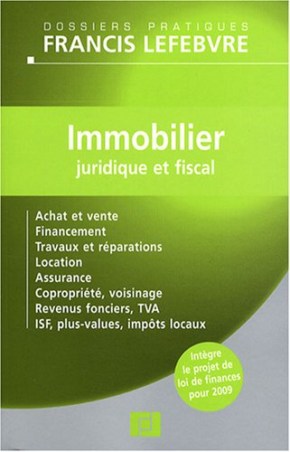 Immobilier juridique et fiscal