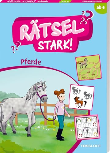 Rätselstark. Pferde: Bunter Rätselblock ab 6 Jahren (Mal- und Rätselbücher)