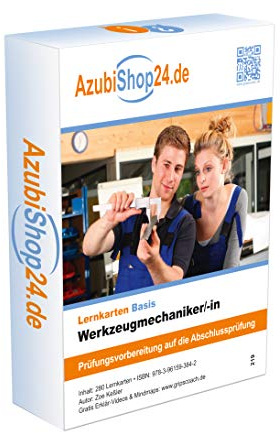 Lernkarten Werkzeugmechaniker /in Lernkarten Prüfungsvorbereitung Prüfungsvorbereitung: Prüfung Werkzeugmechaniker Prüfungsvorbereitung Ausbildung