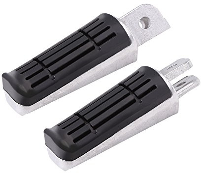 Qiilu Paire Pédale De Moto Avant Repose-Pieds pour YAMAHA XJR400 / 1200/1300 / FZ400