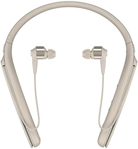 Sony WI-1000X Wireless Noise Cancelling In-Ear Headphones with Activity Recognition, 10 Hours Battery Life, with Alexa built-in - Gold
