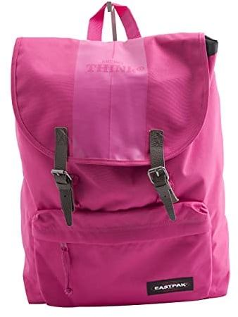 Zaino Scuola Tempo Libero Eastpak Casyl Smemo Think Rosa 24 l Doppi inserti in pelle