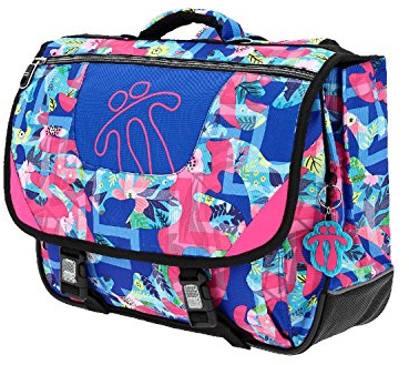 TOTTO - Mochila Escolar, Modelo Tijeras, Cartera Escolar, Capacidad 15 litros, 3 Compartimentos, Espaldar Ergonómico con Flujo de Aire, Correas en S para Mayor Comodidad, Estampado Multicolor