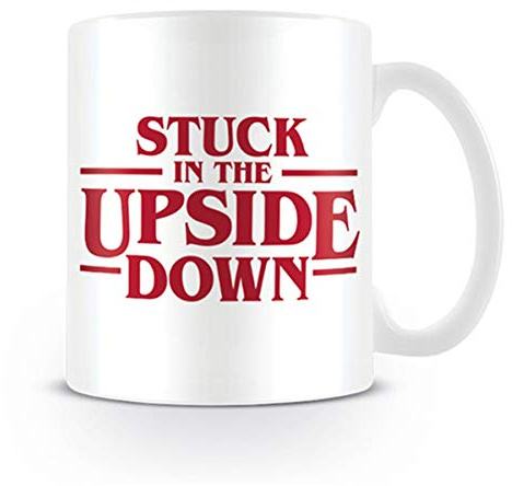 Stranger Things MG25250-Multicoloured-11oz/315ml Z890685 Tasse Stuck In The Upside Down, Mehrfarbig