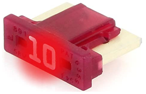 LED-Status Micro Low Profile LP KFZ Mini Sicherungen, FLL, Set, 3A 5A 7,5A 10A 15A 20A 25A 30A, Stromstärke:10A Ampere