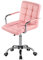 Yaheetech Bürostuhl mit Armlehne Chefsessel mit Kunstlederbezug Office Stuhl Chair Polsterung Chefsessel mit Laufrollen Drehstuhl verstellbar für Büro/Wohnzimmer