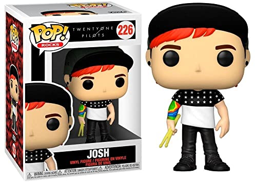 Funko POP! Rocks: Twenty One Pilots - Stressed Out Josh Dunua Dun - Figurine en Vinyle à Collectionner - Idée de Cadeau - Produits Officiels - Jouets pour les Enfants et Adultes - Music Fans