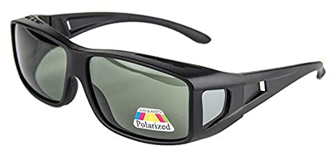 QIULAO Polarisierte Sonnenbrille, Myopia Anti-Pollen-Brille Sonnenbrille, Anti-Drop, Staubdichte Schutzbrille, Geeignet Für Erwachsene Männer Und Frauen, Großformatige Myopia-Brille