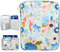 Dadanism 9-11 Pouces Tablette Housse Pochette pour iPad 10é Gén 10,9, iPad (A16) 11, iPad Air/Pro 11, iPad 9/8/7é Gén 10,2, iPad Air 5/4 10,9, Galaxy Tab A9+ 11/S9 FE,Tab M11 11, Bleu d'été