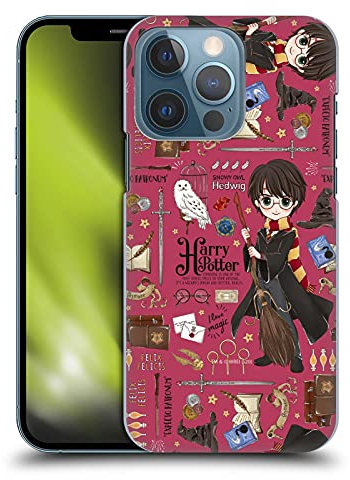 Head Case Designs Officially Licensed Harry Potter Harry Pattern Deathly Hallows XXXVII Hard Back Case Compatible With Apple iPhone 13 Pro