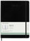 Moleskine - 18 Monate Wochenplaner, Terminkalender 2022/2023, Wochenplaner mit Weichem Einband und Gummibandverschluss, Maß X-Large 19 x 25 cm, Farbe: Schwarz
