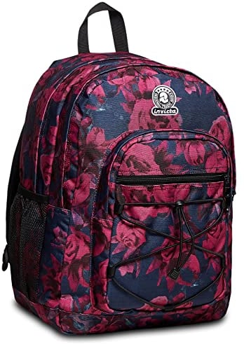 Invicta Zaino Doppio Scomparto Dial Invicta, Roses, Rosa, Scuola y Tempo Libero