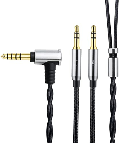OKCSC WT 44 mm maschio a doppio cavo per cuffie maschio da 35 mm per Sony NWZX300A ZX505WM1Z FiiO M11 Plus cavo di ricambio bilanciato da 44 mm per cuffie Hifiman Sundara Ananda HE400SE HE400i