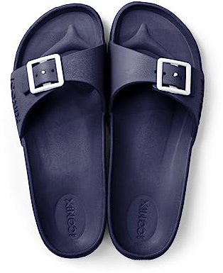 ICONIX Ciabatte Estive Donna - L'Essenziale per Mare, Casa e Piscina - Ciabatte Leggere e Confortevoli in Varie Colorazioni (Blu, numeric_40)
