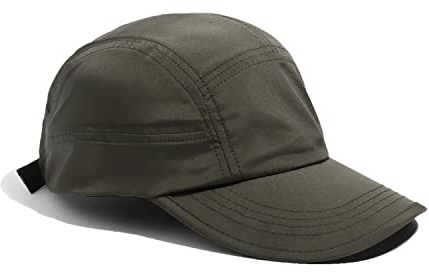 Clakllie Kappe Snapback Cap 5 Panel Baseball Cap Schnelltrocknend Cap Sport Caps Outdoor Sonnen-Kappe für Wandern Bergsteigen Joggen Radfahren,WBBC3-Green