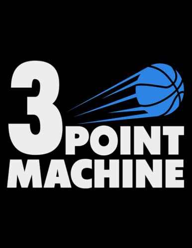 Basketball Basketball Game Player Fan Three 3 Point Mashine Awesome Gift Tennis Pattern Notebook: 100 Page & 8.5x11 Inch
