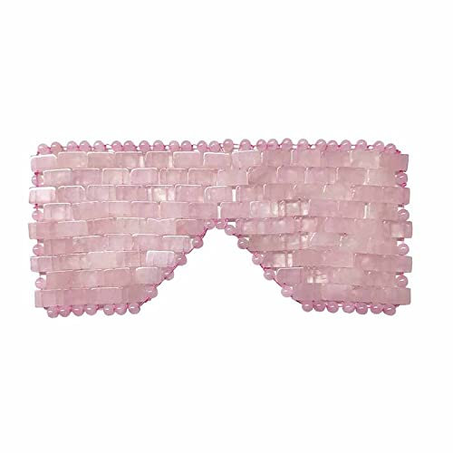 Ensemble de rouleaux de massage pour le visage en quartz rose naturel avec masque Guasha et pierre de cristal, D