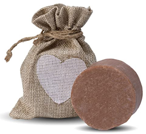 La Maison des Sultans - Shampoing Solide Chocolat - Formule naturelle sans sulfate - sans silicone - sans paraben - Fabriqué en France - 100 gr - Tous types de cheveux