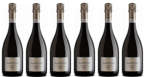 6x 0,75l - Masottina - Calmaggiore - Prosecco Spumante | Treviso D.O.P. - Italien - weißer Schaumwein trocken